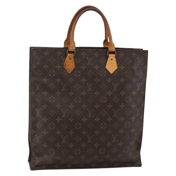 LOUIS VUITTON Monogram Sac Plat Hand Bag M51140 - Picture 1 of 11
